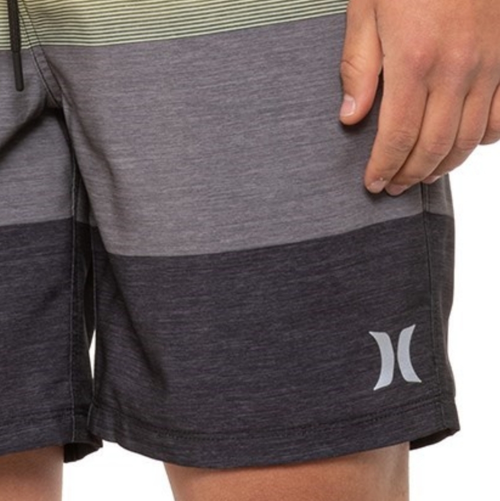 Hurley S swim trunks volley short gray orange NWT - Picture 10 of 11